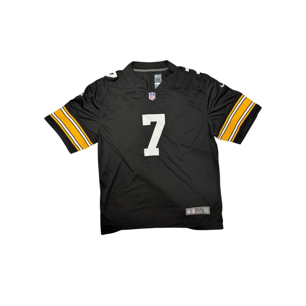 Nike NFL Pittsburgh Steelers Ben Roethlisberger #7 Jersey Men's XXXL Black